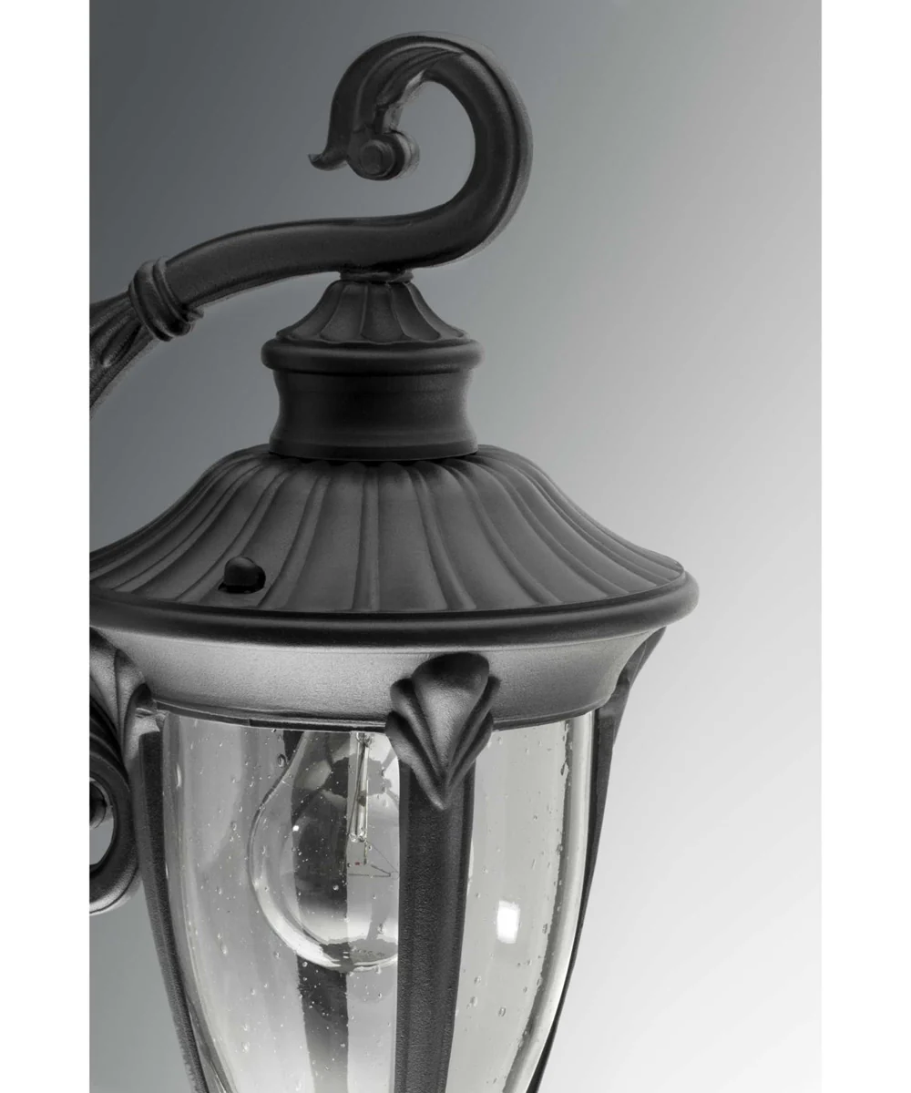 Meridian 2-Light Medium Wall Lantern Textured Black - Image 3