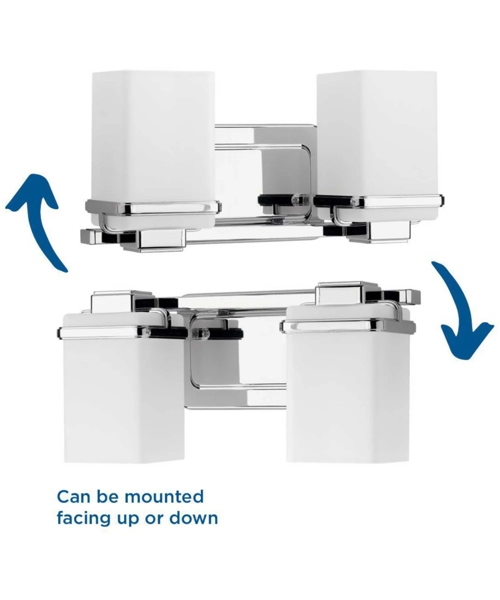 Metric 2-Light Bath & Vanity Polished Chrome - Image 4