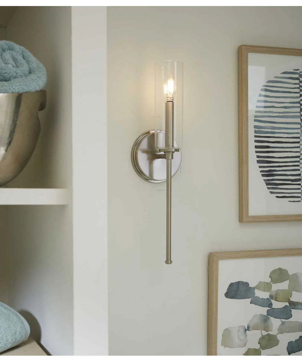 Metro 1-Light Wall Sconce Brushed Nickel - Image 2