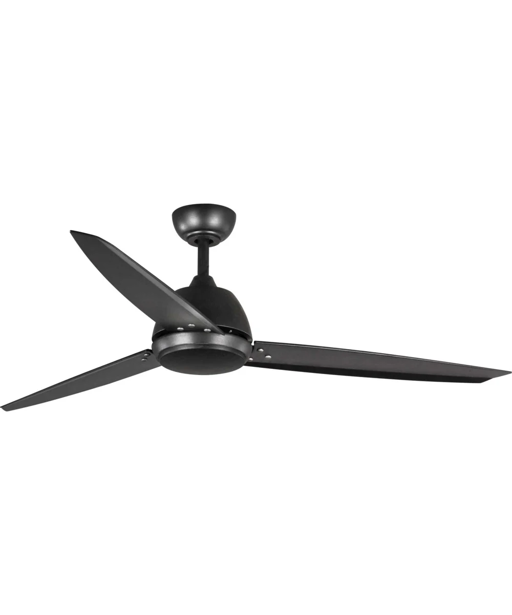 Oriole 60" 3-Blade Ceiling Fan with LED Light Black - Image 8