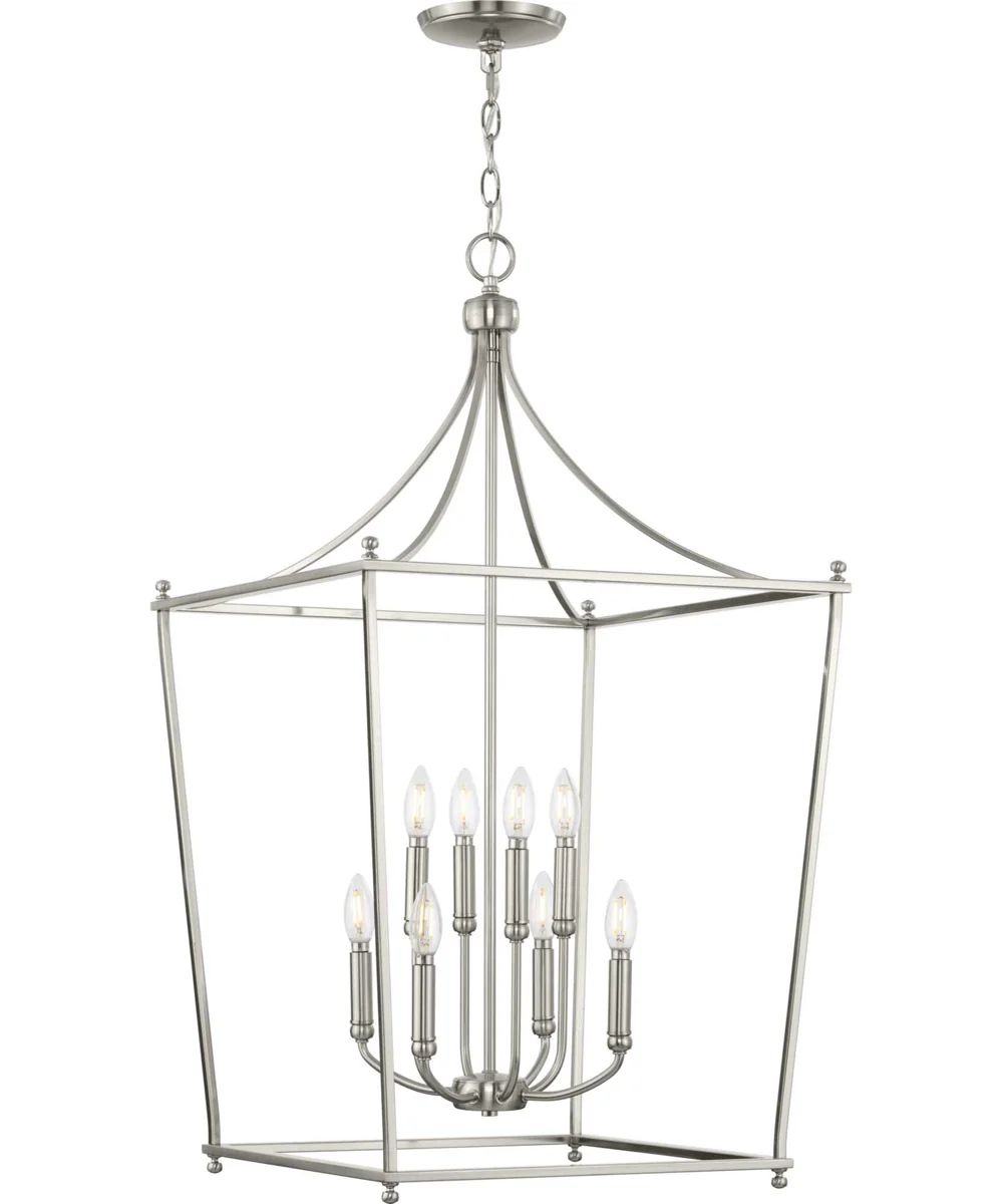 Parkhurst 8-Light New Traditional  Chandelier Foyer Light Brushed Nickel - Image 2