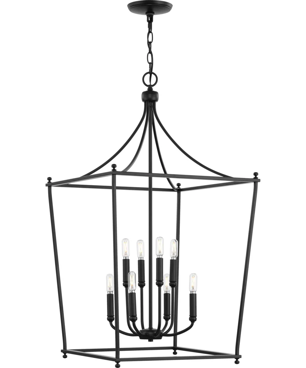 Parkhurst 8-Light New Traditional  Chandelier Foyer Light Matte Black - Image 3
