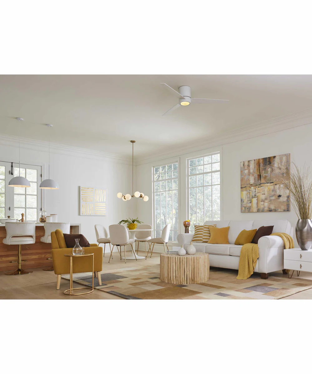 Perimeter 1-Light Mid-Century Modern Pendant with metal Shade White - Image 2