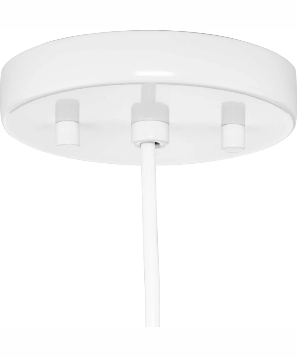 Perimeter 1-Light Mid-Century Modern Pendant with metal Shade White - Image 9