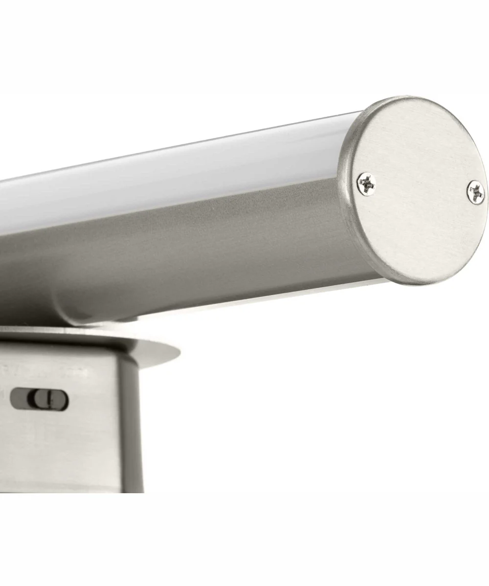 Phase 3 24 in. Medium Modern 3CCT Integrated LED Linear Vanity Light Brushed Nickel - Image 3