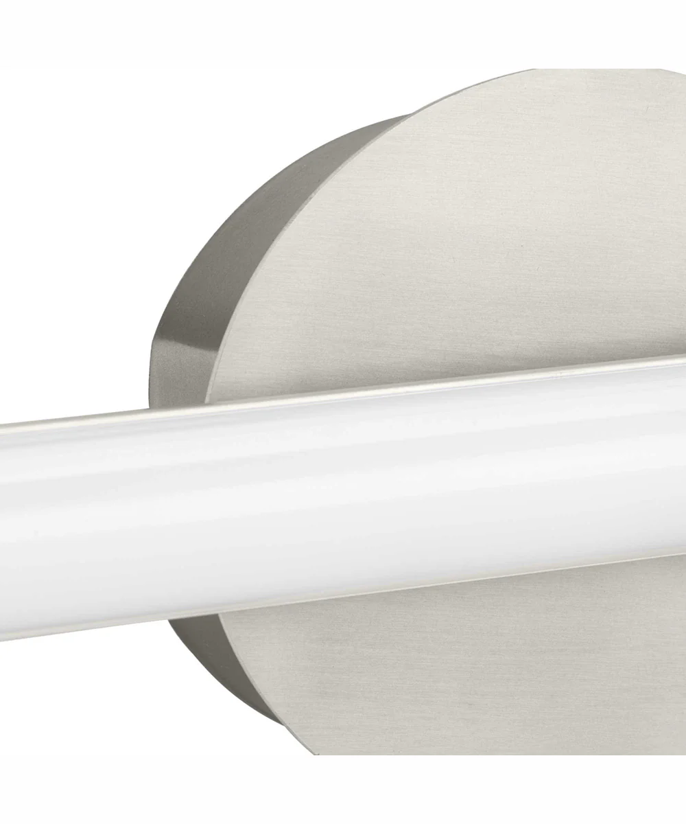 Phase 3 32 in. Large Modern 3CCT Integrated LED Linear Vanity Light Brushed Nickel - Image 5