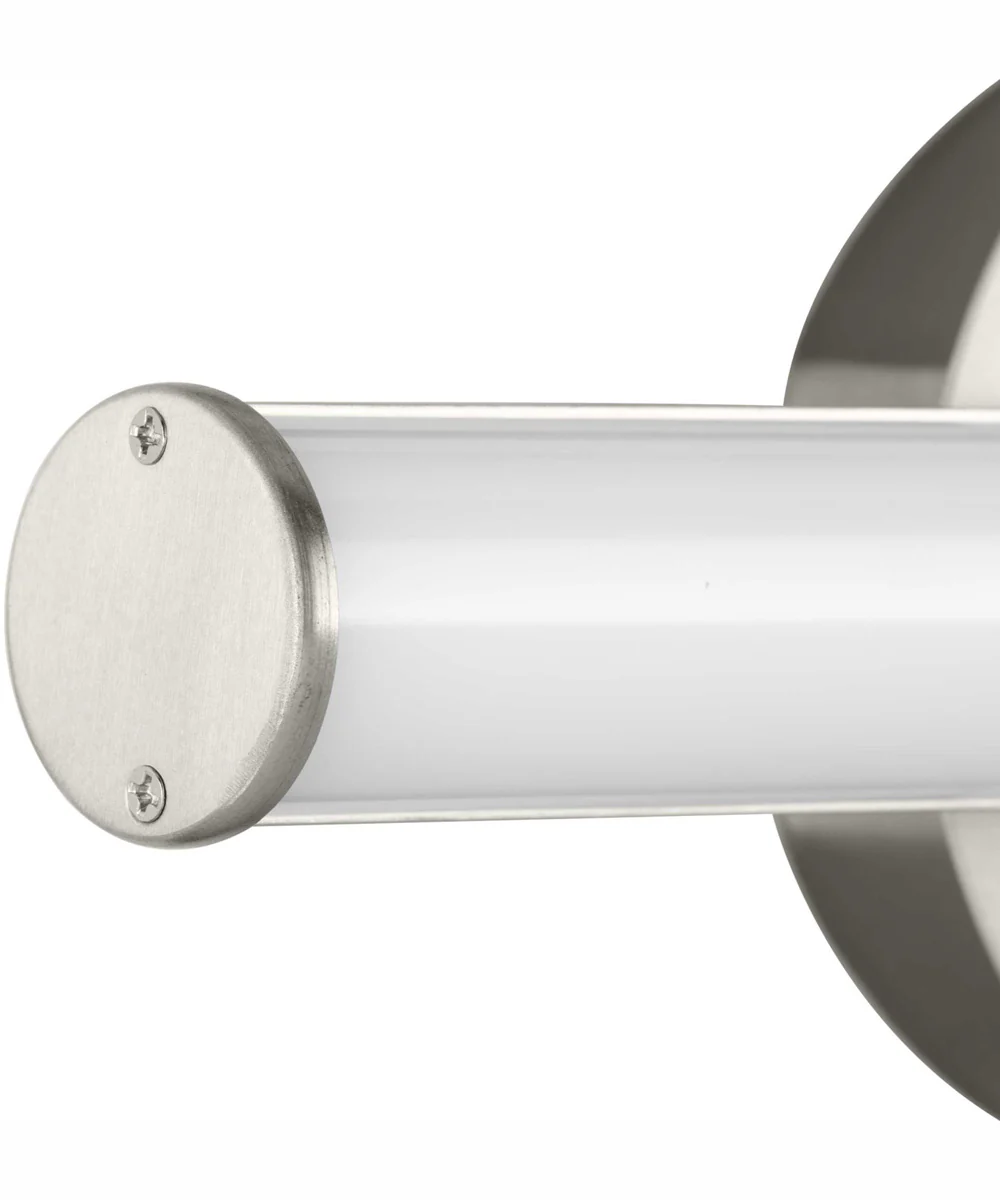Phase 3 32 in. Large Modern 3CCT Integrated LED Linear Vanity Light Brushed Nickel - Image 6