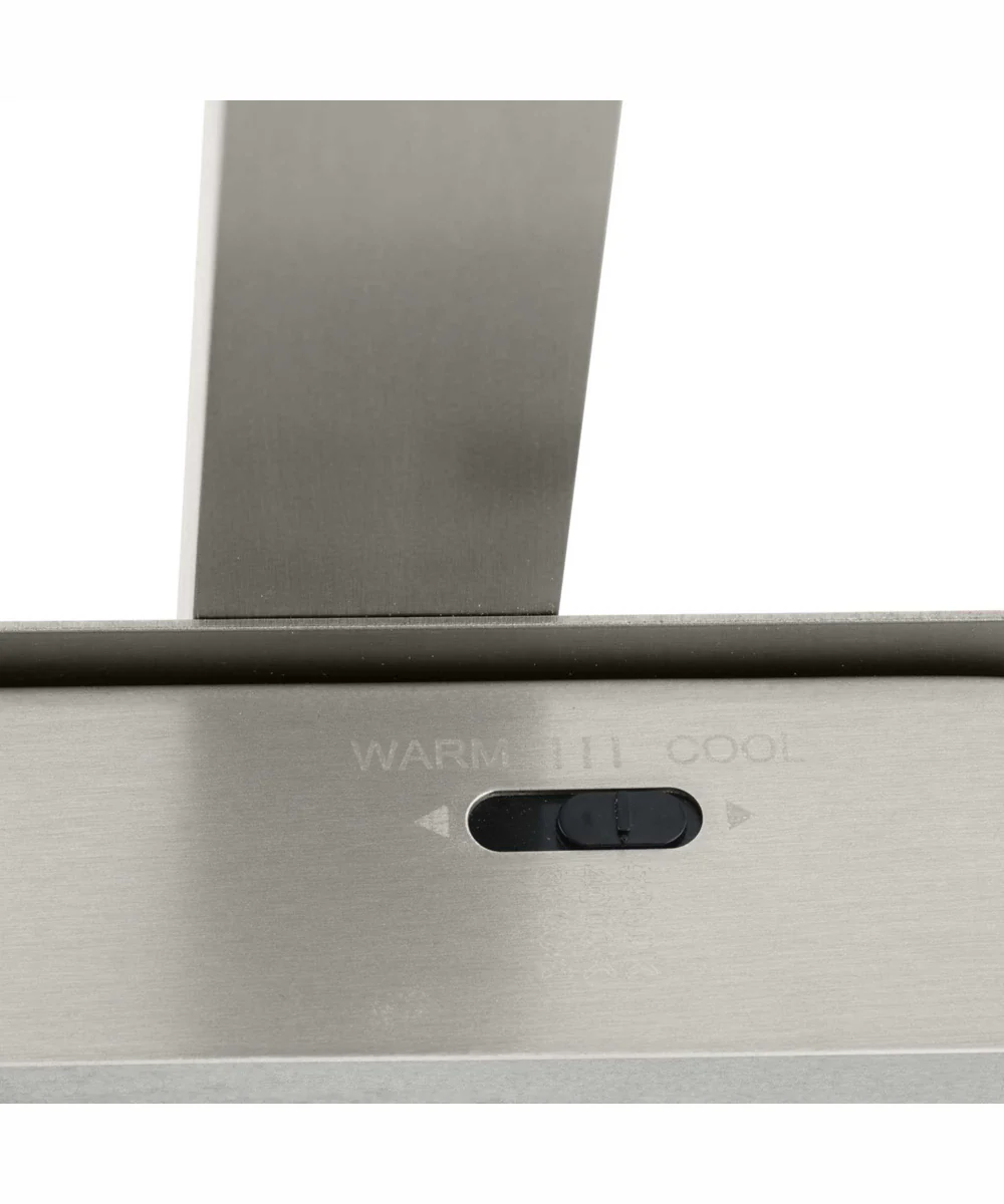 Phase 4 16 in. Small Modern Integrated 3CCT Integrated LED Linear Vanity Light Brushed Nickel - Image 9