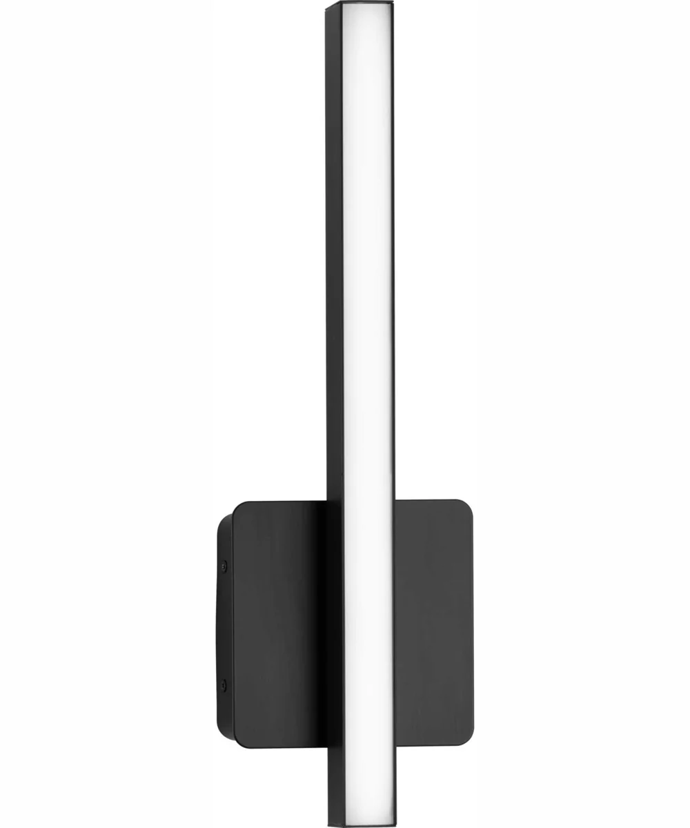 Phase 4 16 in. Small Modern Integrated 3CCT Integrated LED Linear Vanity Light Matte Black - Image 3
