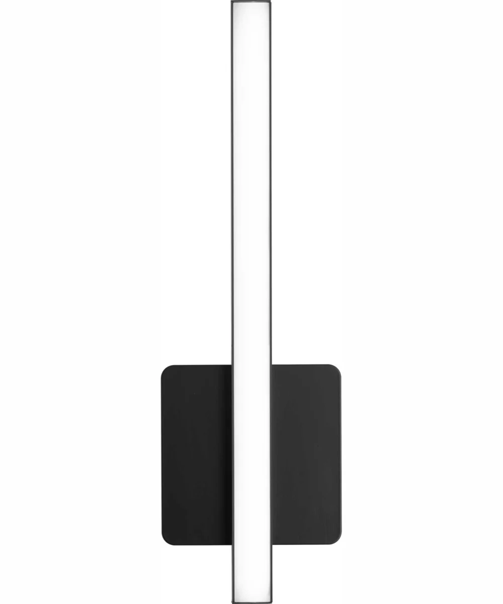 Phase 4 16 in. Small Modern Integrated 3CCT Integrated LED Linear Vanity Light Matte Black - Image 5