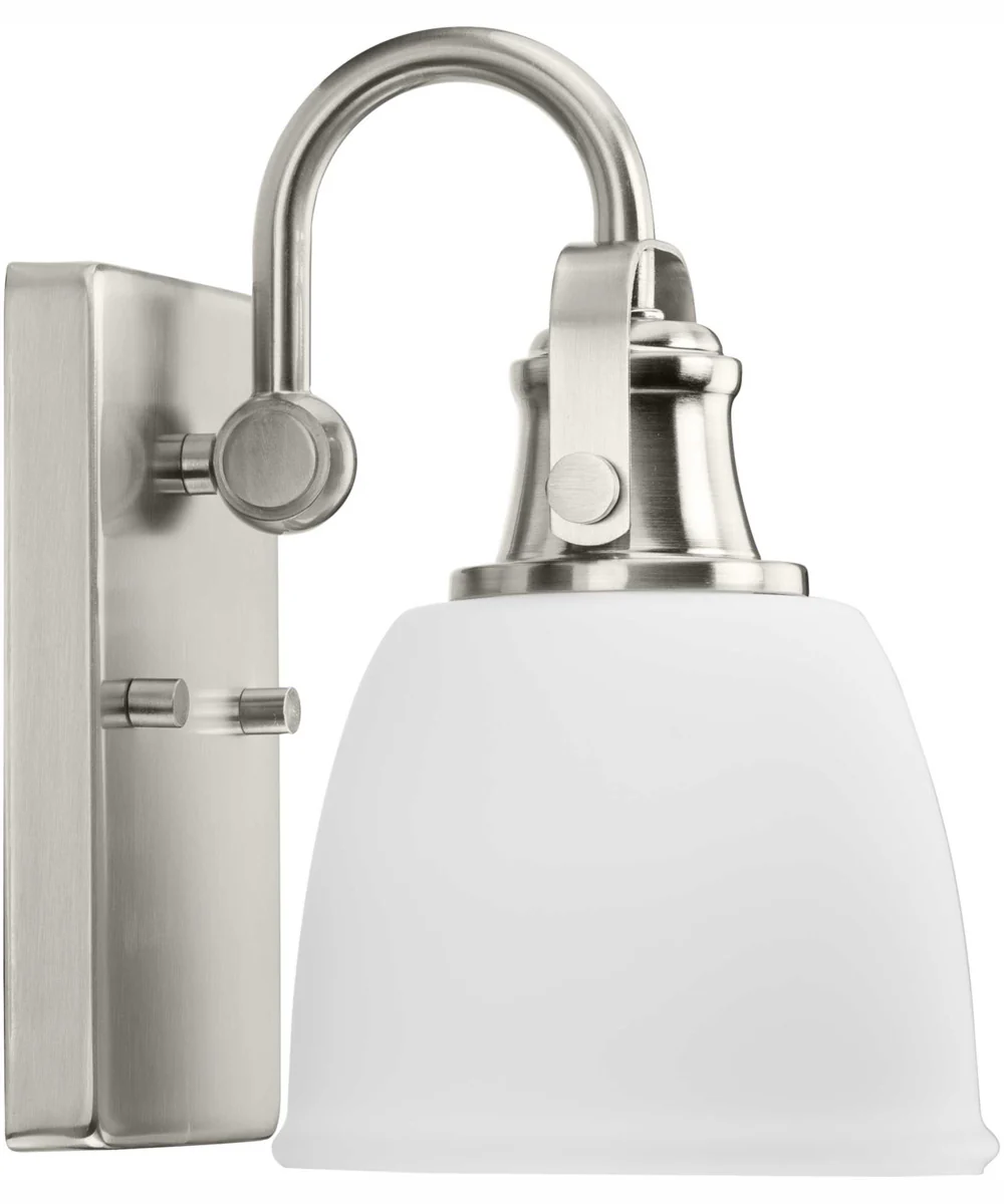 Preston 1-Light Coastal Bath Vanity Light Brushed Nickel - Image 3