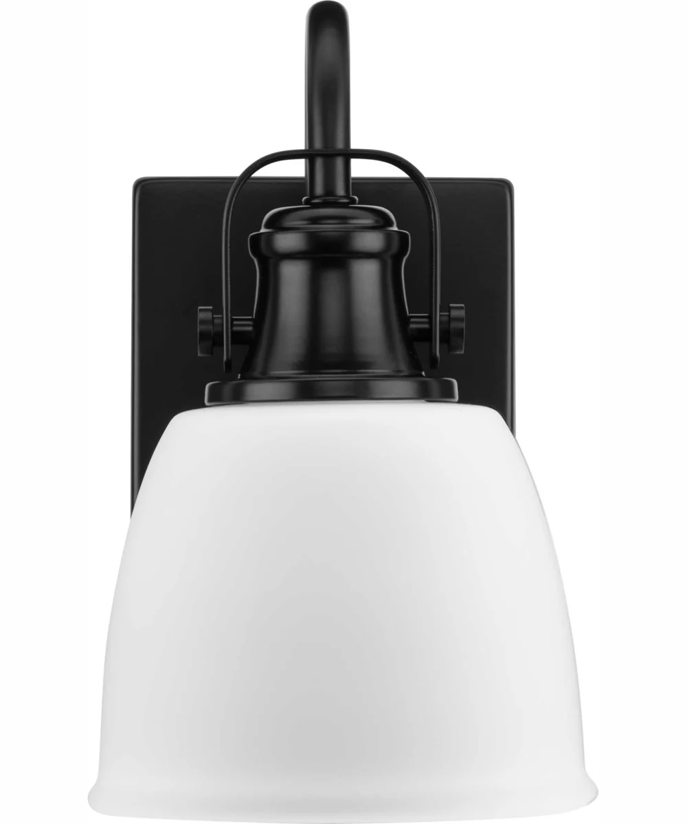 Preston 1-Light Coastal Bath Vanity Light Matte Black - Image 4