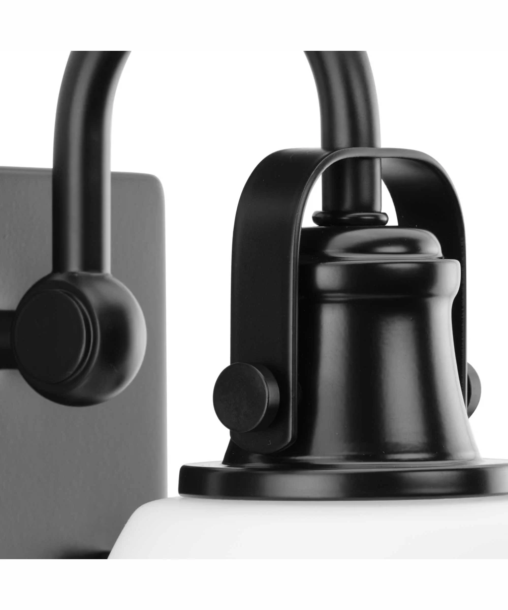 Preston 1-Light Coastal Bath Vanity Light Matte Black - Image 5