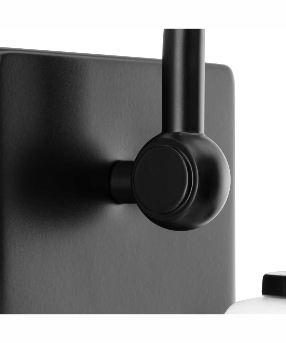 Preston 1-Light Coastal Bath Vanity Light Matte Black - Image 6