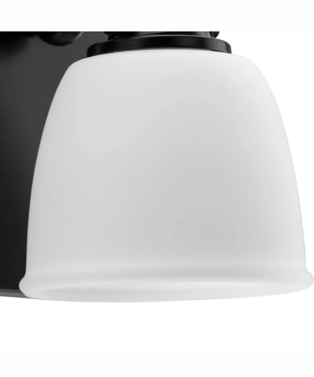 Preston 1-Light Coastal Bath Vanity Light Matte Black - Image 8