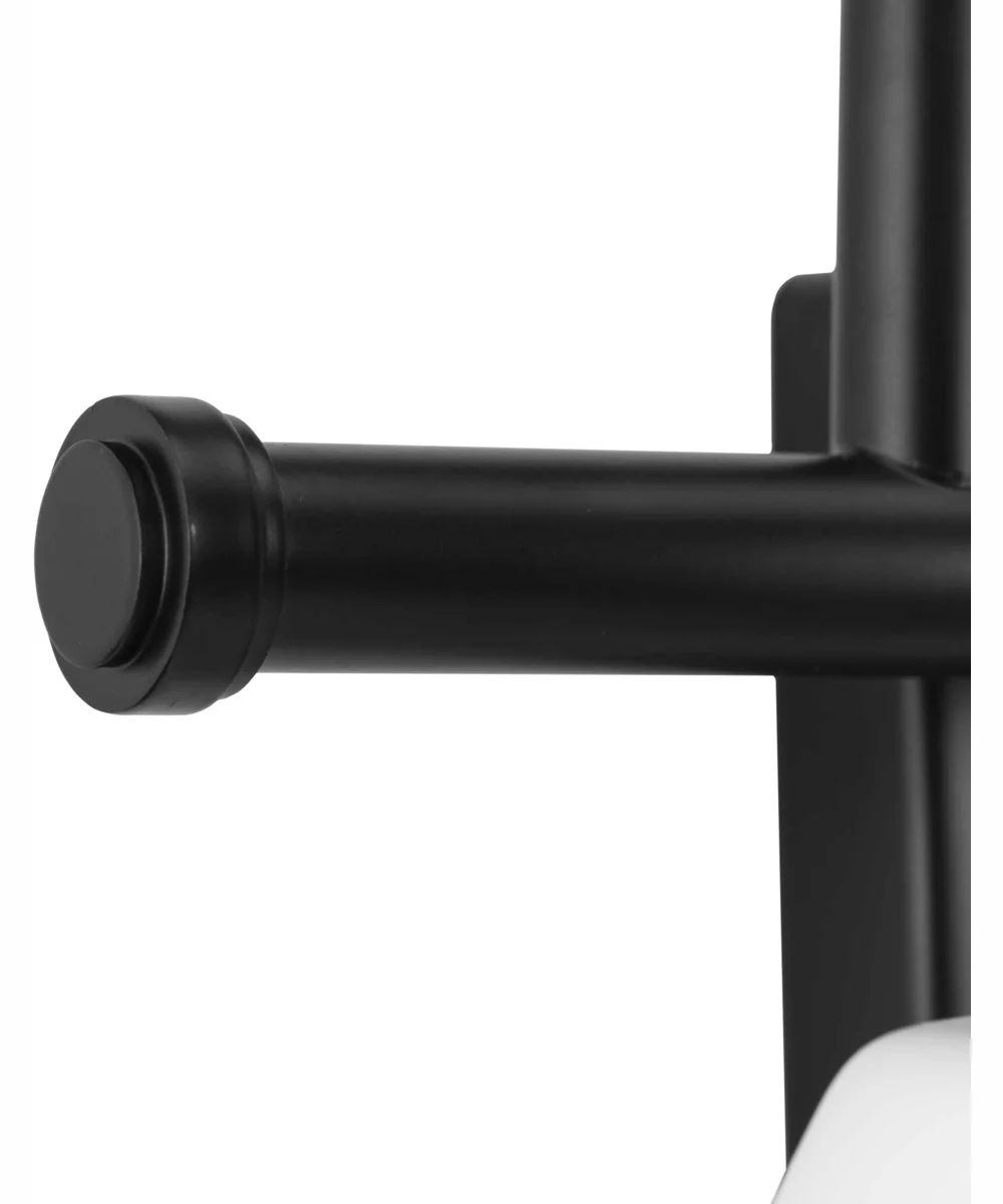 Preston 2-Light Coastal Bath Vanity Light Matte Black - Image 8