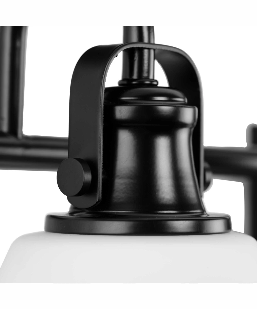 Preston 4-Light Coastal Bath Vanity Light Matte Black - Image 7