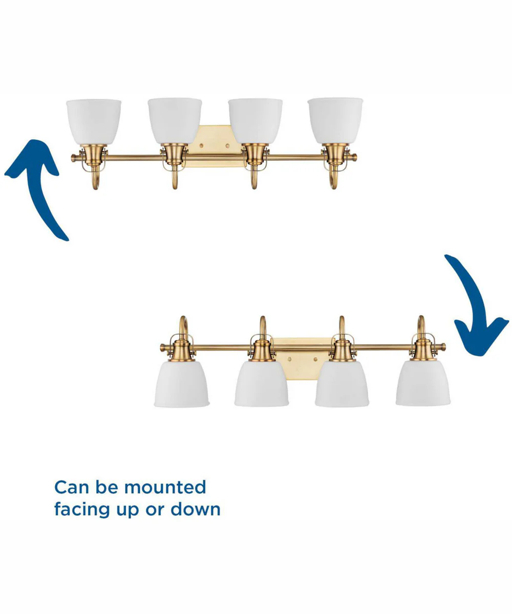 Preston 4-Light Coastal Bath Vanity Light Matte Black - Image 8