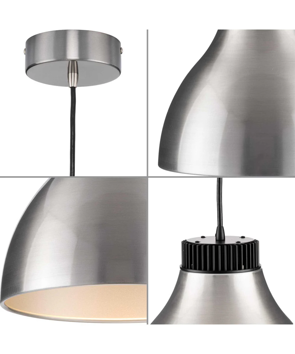 Radian LED Modern Metal Pendant Brushed Nickel - Image 4