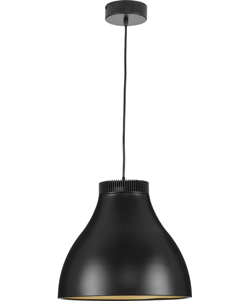 Radian LED Modern Metal Pendant Matte Black - Image 2