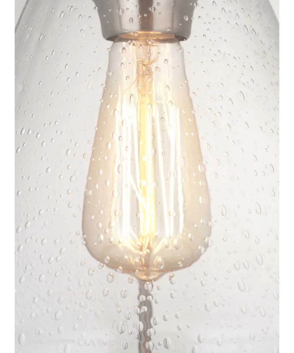 Range 1-Light Pendant Brushed Nickel - Image 2