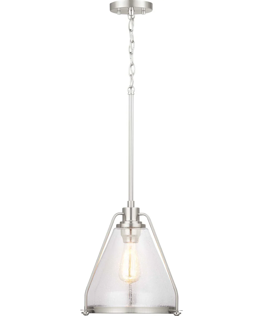 Range 1-Light Pendant Brushed Nickel - Image 3