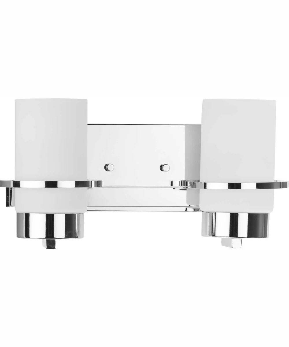 Reiss 2-Light Modern Farmhouse Vanity Light Polished Chrome - Image 11
