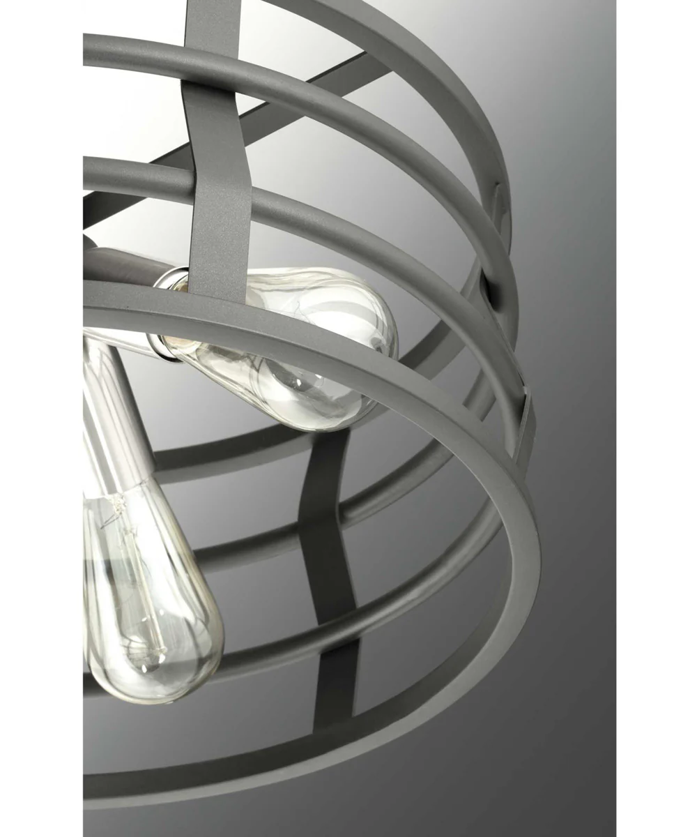 Remix 1-Light Global Pendant Light Graphite - Image 3