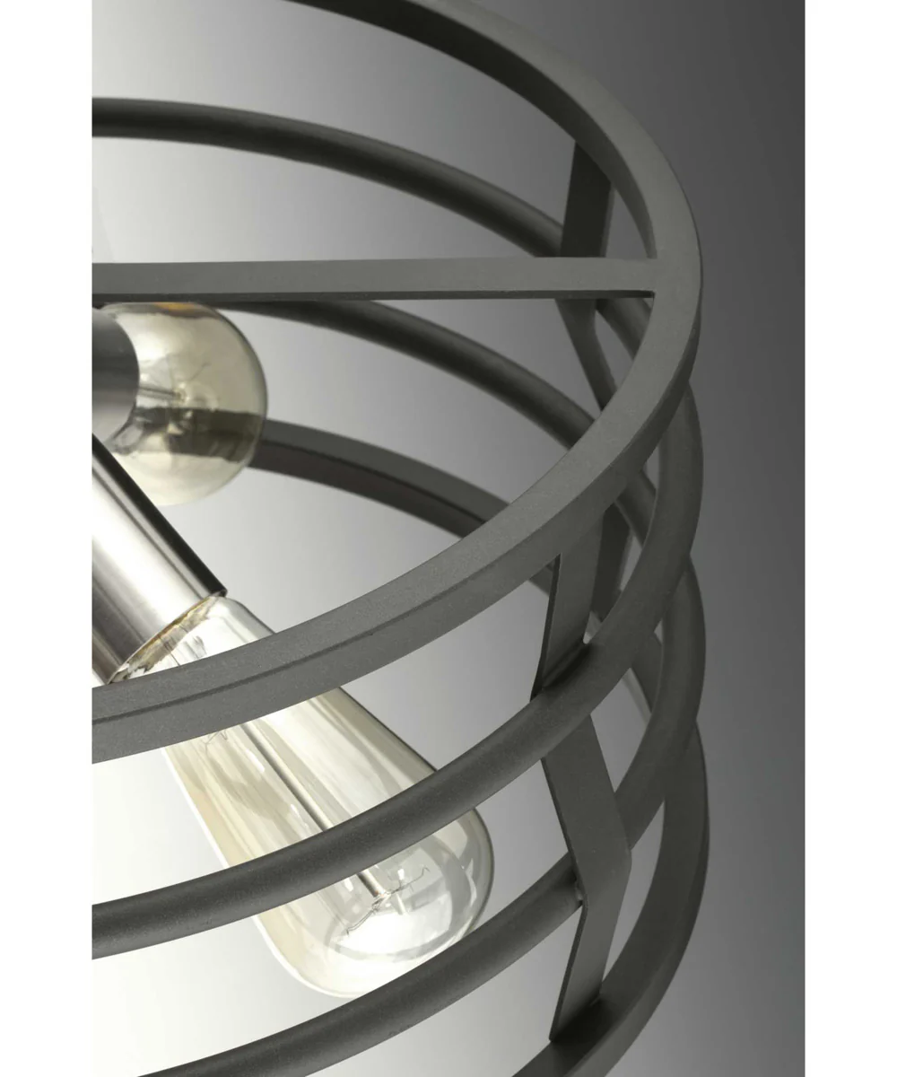 Remix 1-Light Global Pendant Light Graphite - Image 5