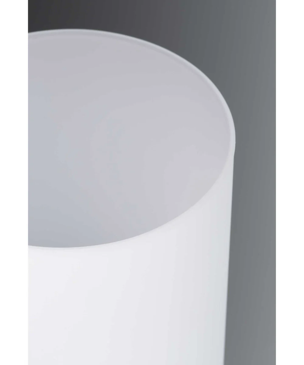 Replay 1-Light Etched White Glass Modern Mini-Pendant Light Textured Black - Image 2