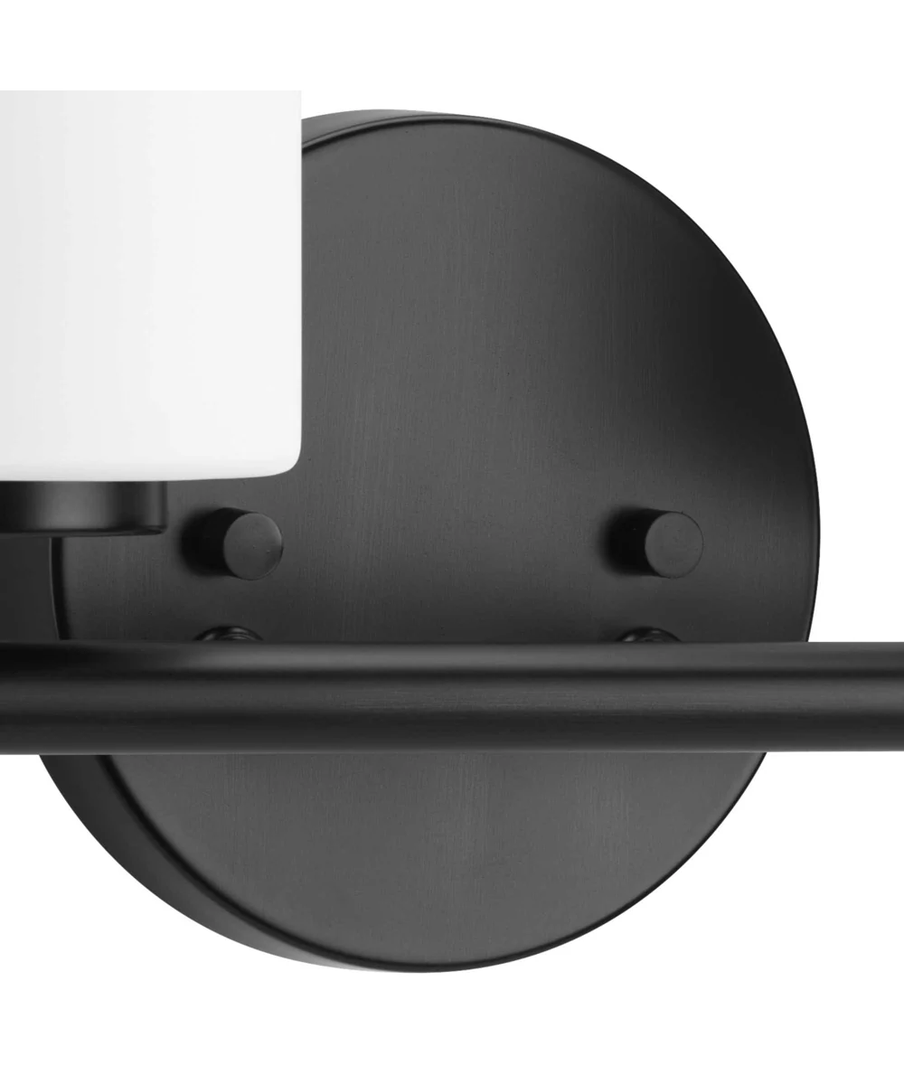 Replay 4-Light Etched Glass Modern Bath Vanity Light Textured Black - Image 7