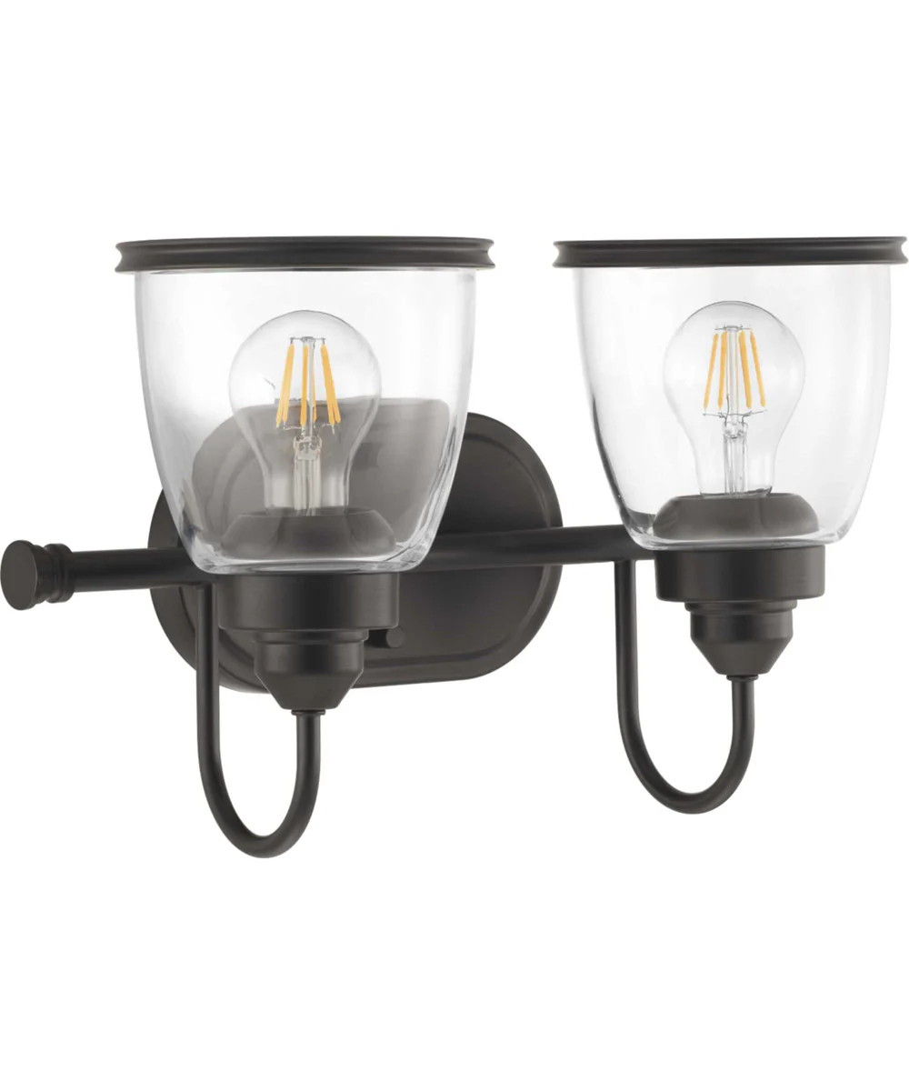Saluda 2-Light Bath & Vanity Antique Bronze - Image 3