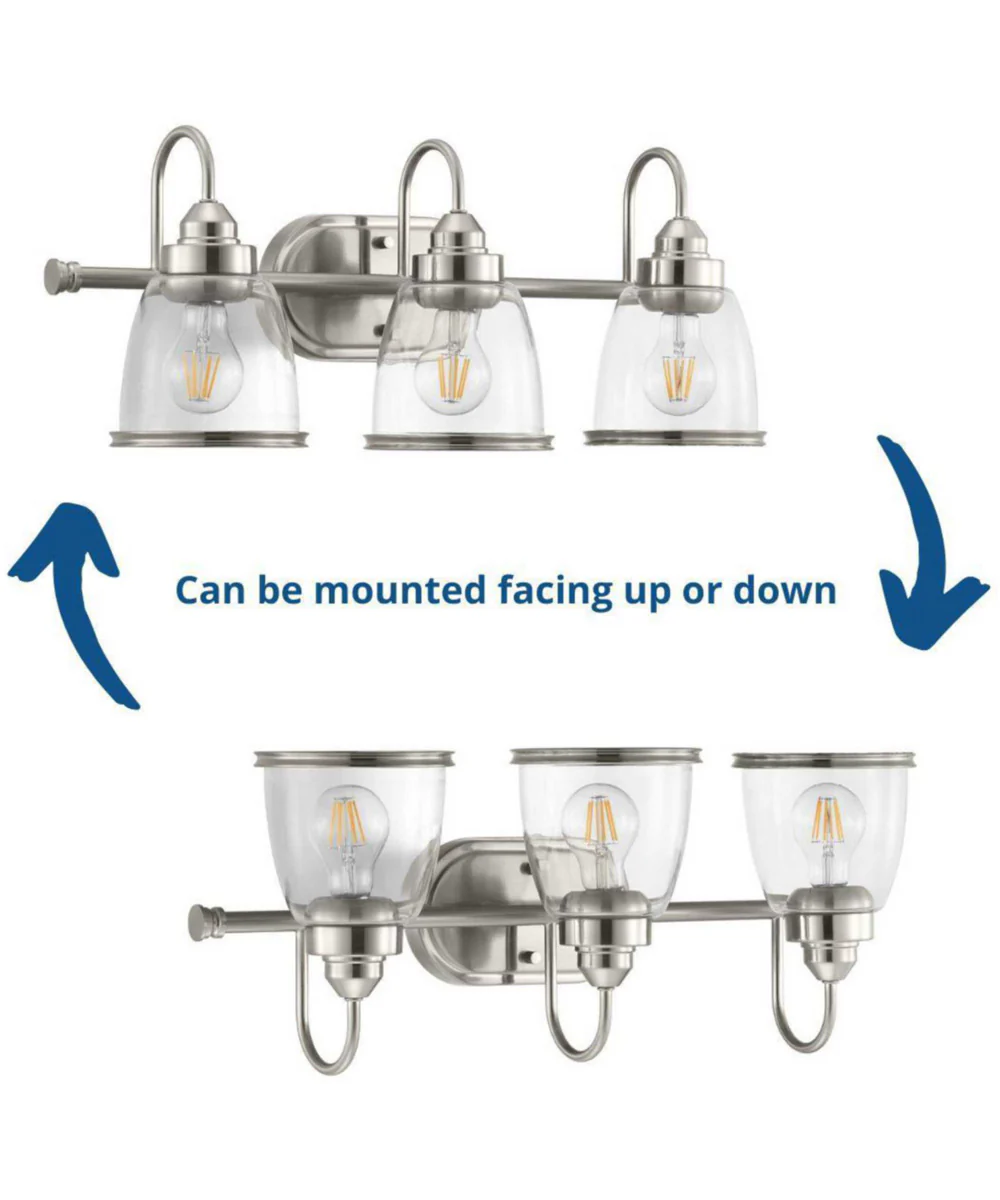 Saluda 3-Light Bath & Vanity Brushed Nickel - Image 4
