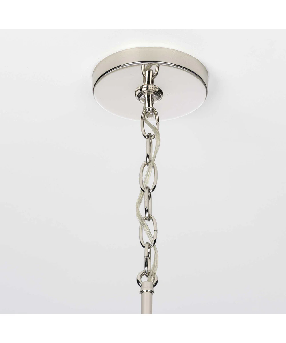 Seneca 5-Light Farmhouse Chandelier Light Polished Nickel - Image 2