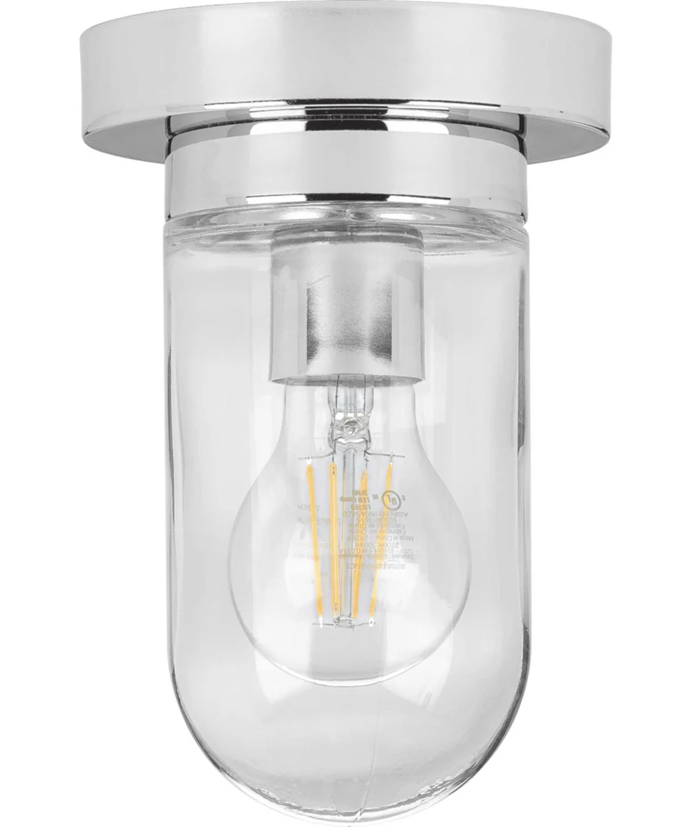 Signal 1-Light Flush Mount Polished Chrome - Image 2