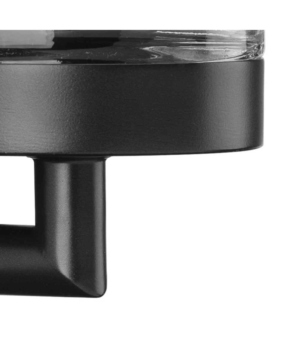 Signal 2-Light Clear Glass Coastal Bath Vanity Light Graphite - Image 8