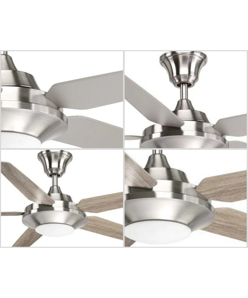 Signature Plus II 54" LED 5-Blade Fan Brushed Nickel - Image 7