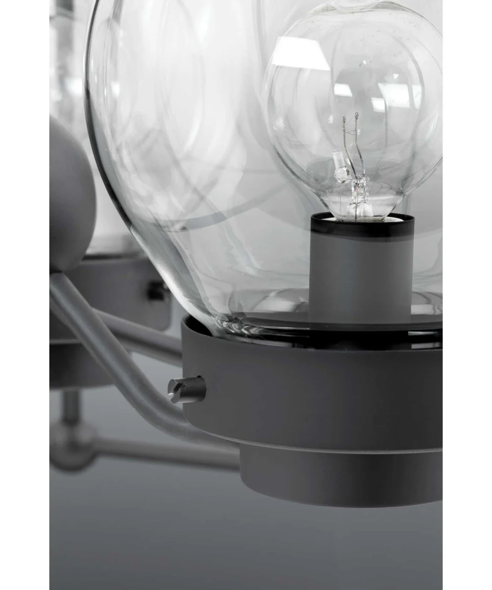 Spatial 1-Light Global Pendant Light Matte Black - Image 2