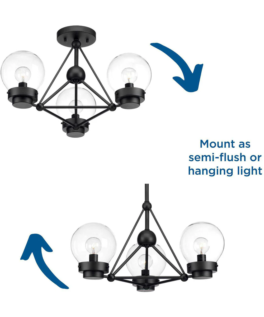 Spatial Semi-Flush/Convertible Matte Black - Image 5