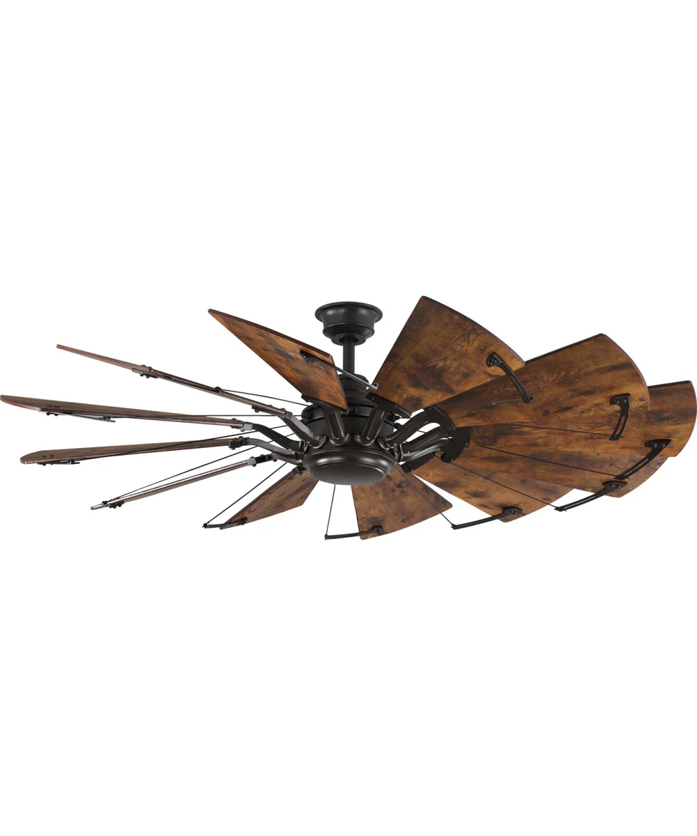 Springer 60" 12-Blade 60" Ceiling Fan Architectural Bronze