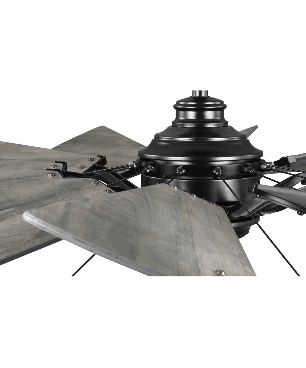 Springer 60-Inch 12-Blade DC Motor Farmhouse Windmill Ceiling Fan Matte Black - Image 3
