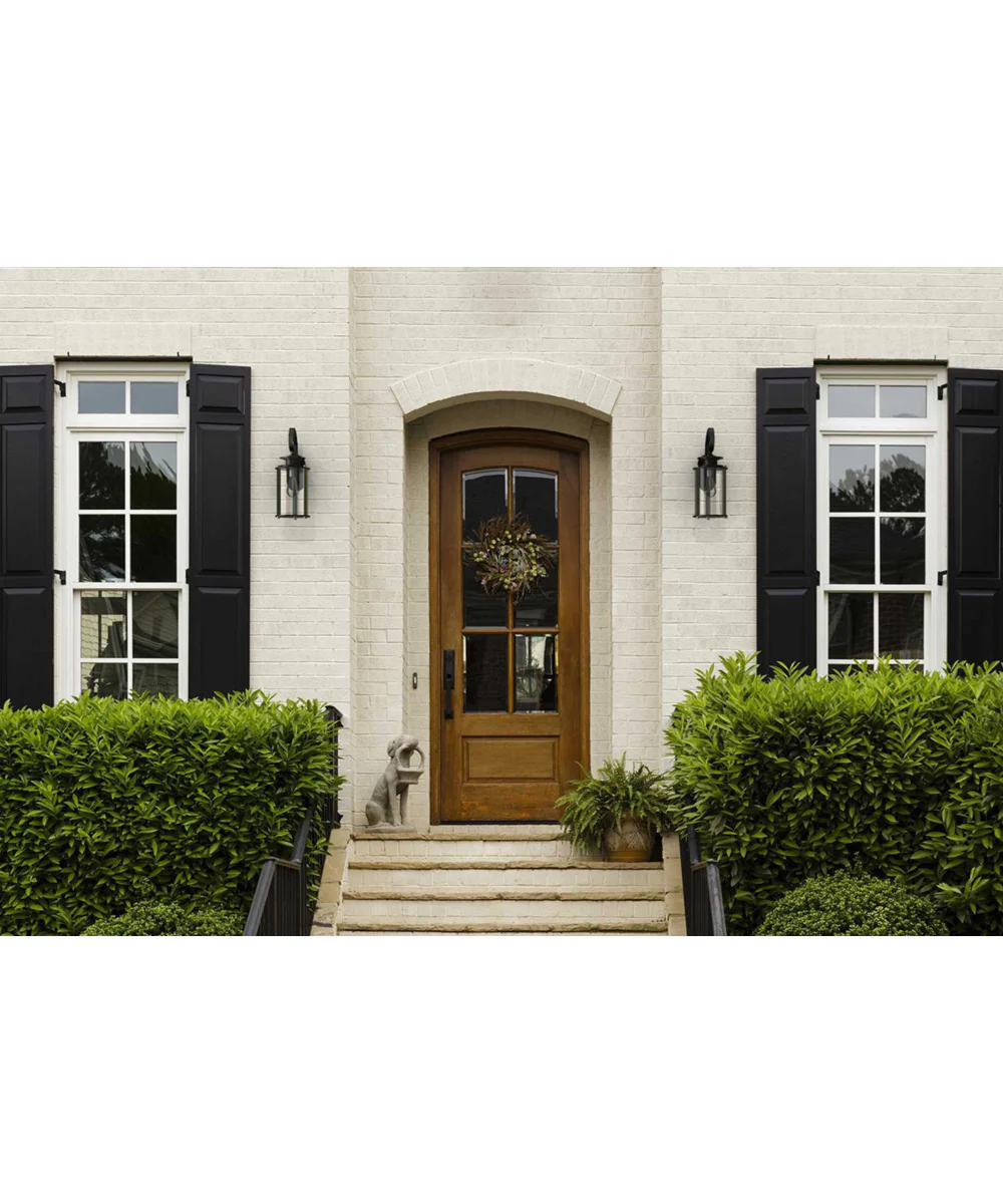 Squire 1-Light Small Wall Lantern Matte Black - Image 2