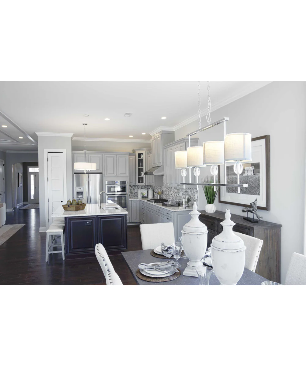 Status 4-Light Inverted Pendant Polished Chrome - Image 4