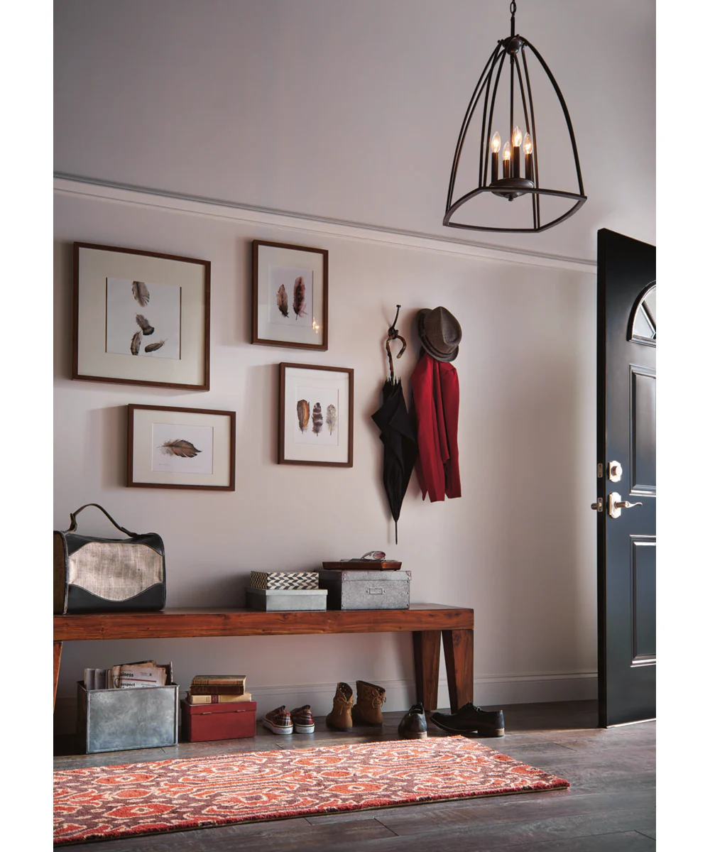 Tally 4-Light Foyer Pendant Antique Bronze - Image 2