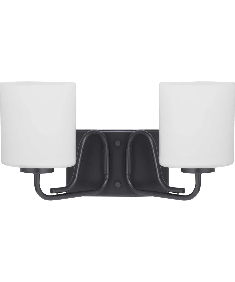Tobin 2-Light Bath & Vanity Matte Black - Image 2