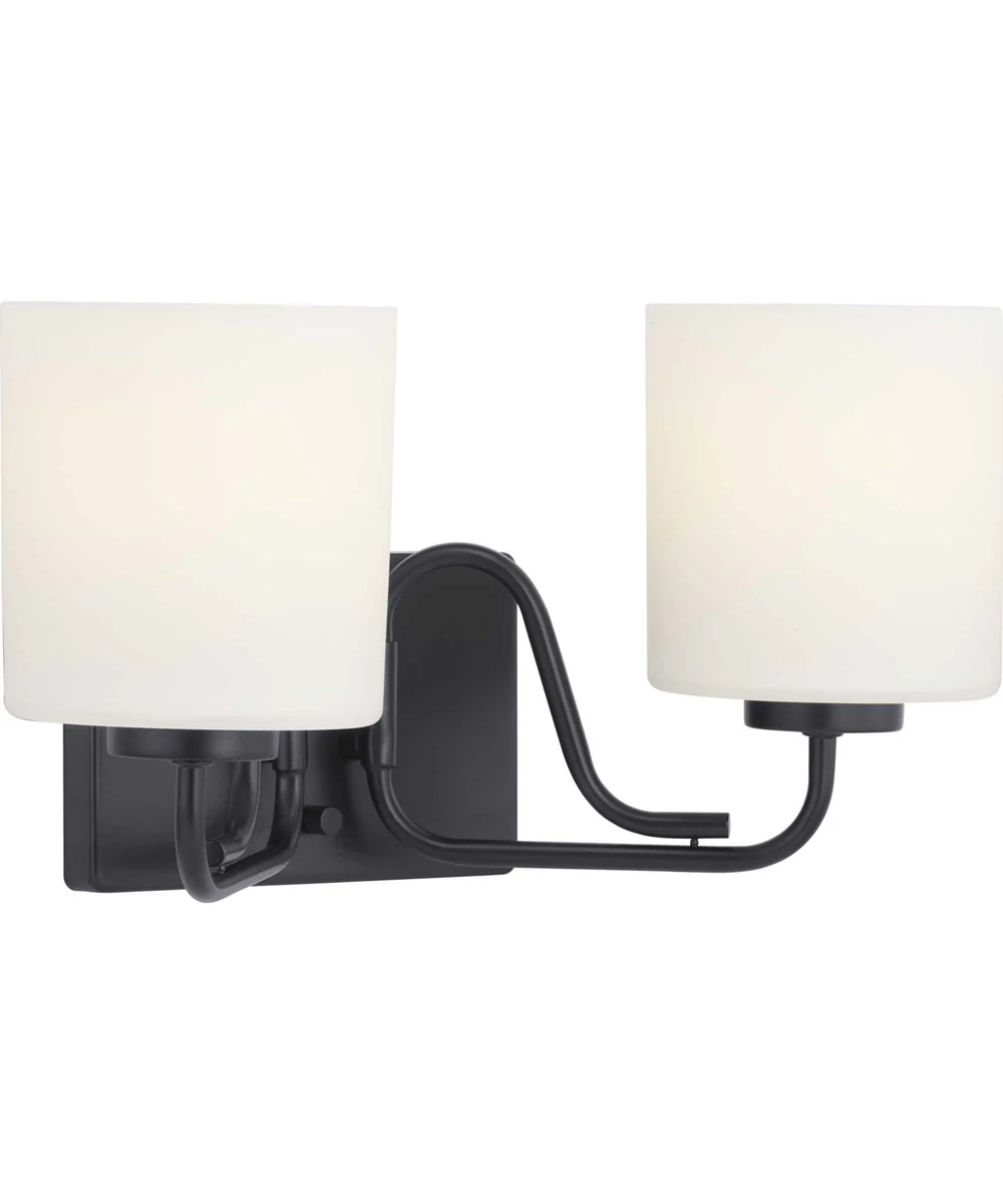 Tobin 2-Light Bath & Vanity Matte Black - Image 4