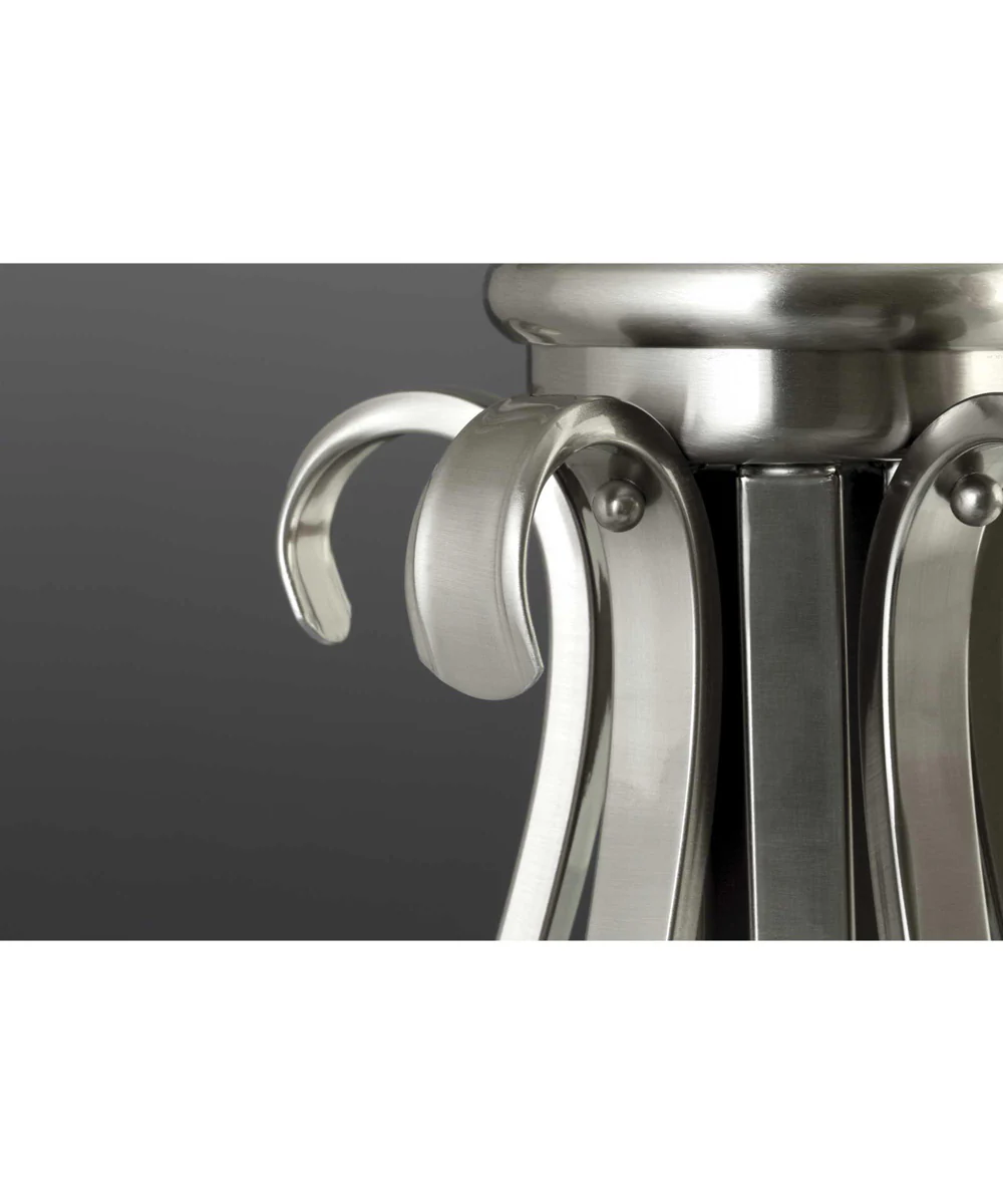 Torino 3-Light Etched Glass Transitional Bath Vanity Light Brushed Nickel - Image 6