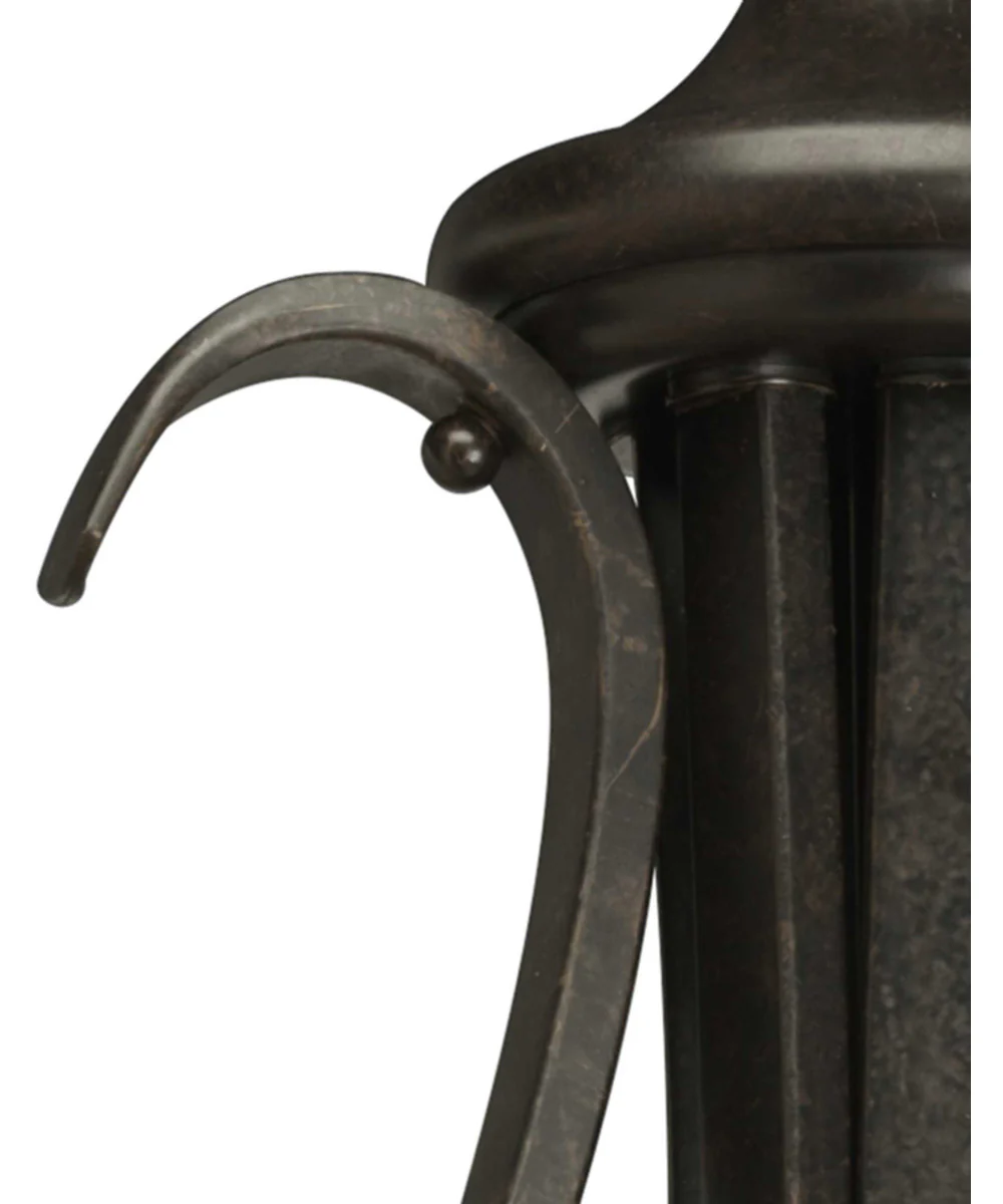 Torino 9-Light Tea-Stained Glass Transitional Chandelier Light Forged Bronze - Image 3