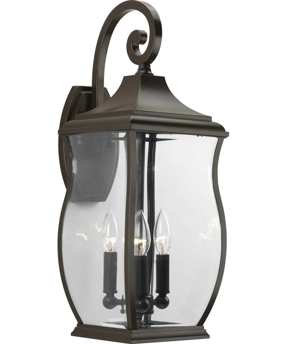 Township 3-Light Large Wall Lantern Oil Rubbed Bronze
