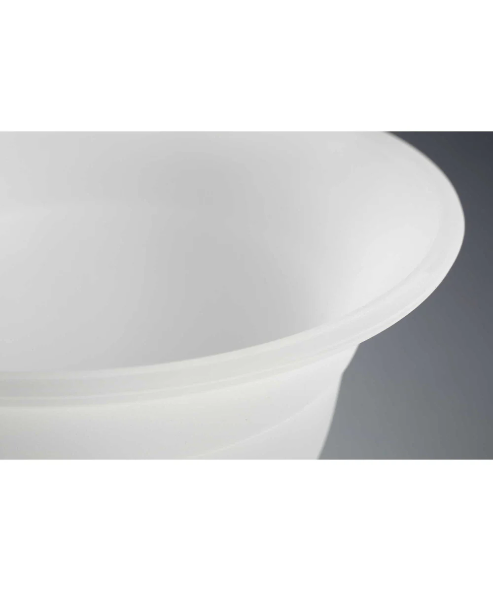 Trinity 1-Light Etched Glass Traditional Pendant Light Brushed Nickel - Image 2